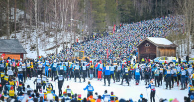 Bieg Wazów of the race facing the first climb after the mass start - Ski Classics Vasaloppet, Saelen-Mora (SWE). www.nordicfocus.com. © Reichert/NordicFocus. Every downloaded picture is fee-liable.