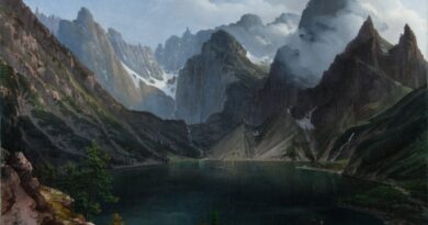 Jan Nepomucen Głowacki Morskie Oko 1837-1840, okej płótno 90x112 cm MNKi M