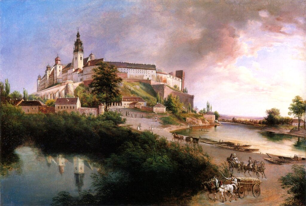 Staw na Groblach i przystań flisaków na Wiśle pod Wawelem, 1845
Jan Nepomucen Głowacki - Malarstwo Polskie. Realizm, naturalizm, Ewa Micke-Broniarek Wydawnictwo "Arkady", Warszawa 2005