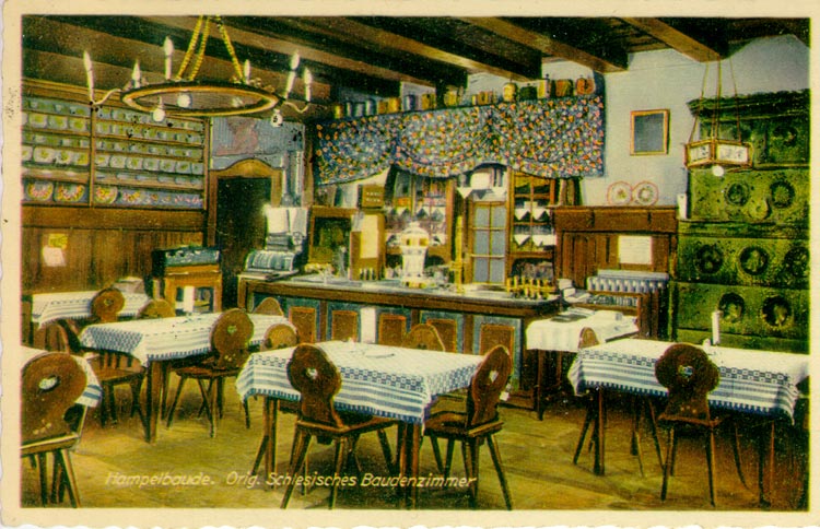 Strzecha Akademicka dawna jadalnia 1937 r.