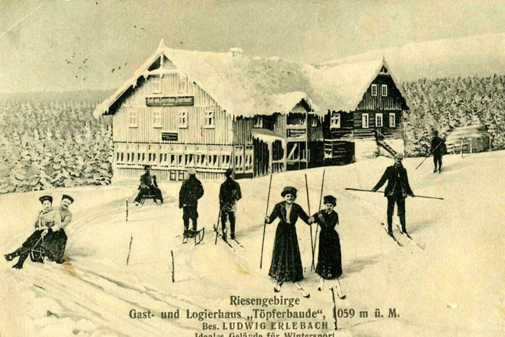 Hrncirske boudy około roku 1900