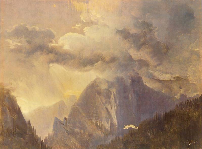 Jan Nepomucen Głowacki Łomnica w chmurach