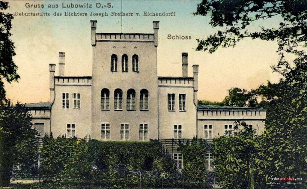 Pałac Łubowice pocz. XX wieku