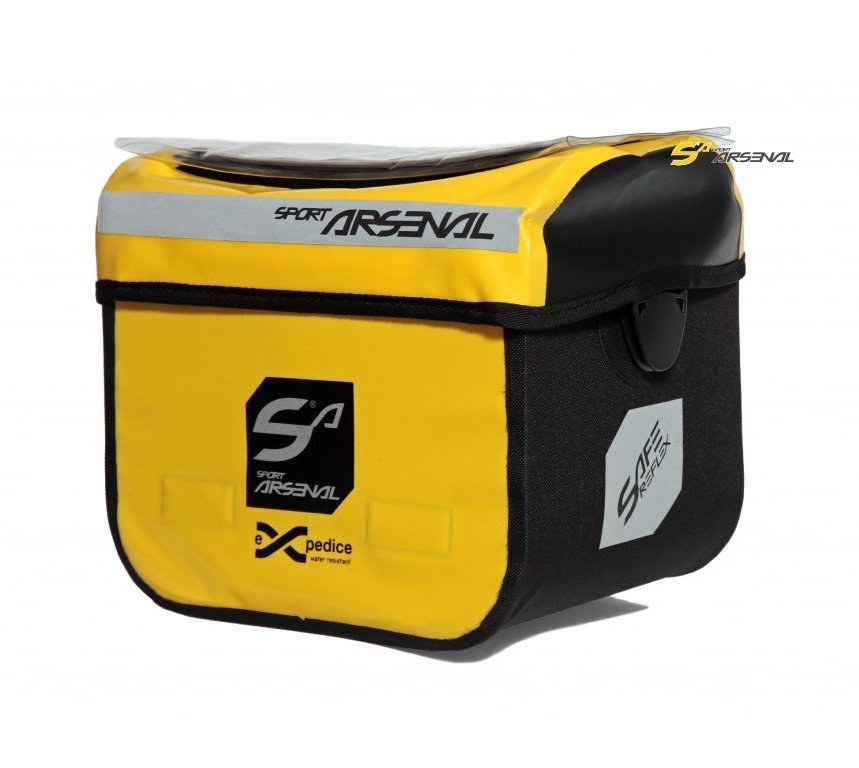 Torba na kierownicę, zdejmowany mapnik, wodoszczelna Sport Arsenal art. 310