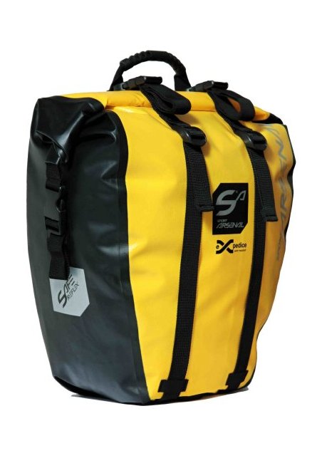Wodoszczelna sakwa boczna na bagażnik lub przednie koło Sport Arsenal mod. 312Y. seria Expedition