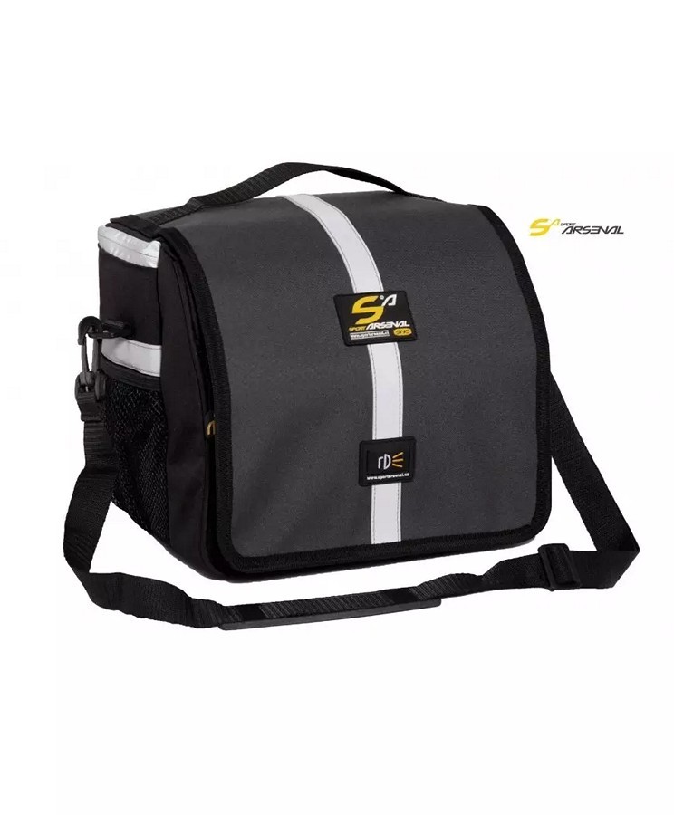 Torba rowerowa na kierownicę z paskiem na ramię