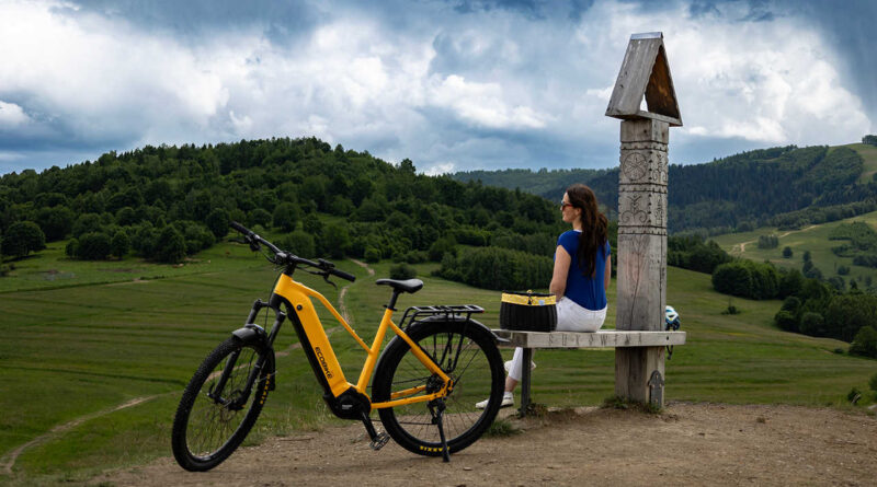 Rower elektryczny turystyczny Ecobike Expedition Yellow