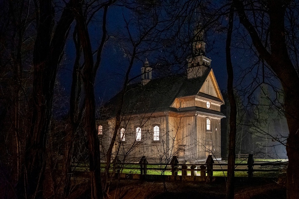Skansen Sierpc, kościół z Drążewa, Fot. MWMS