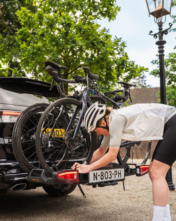 Spinder TX2 Led bagażnik rowerowy na hak na 2 rowery