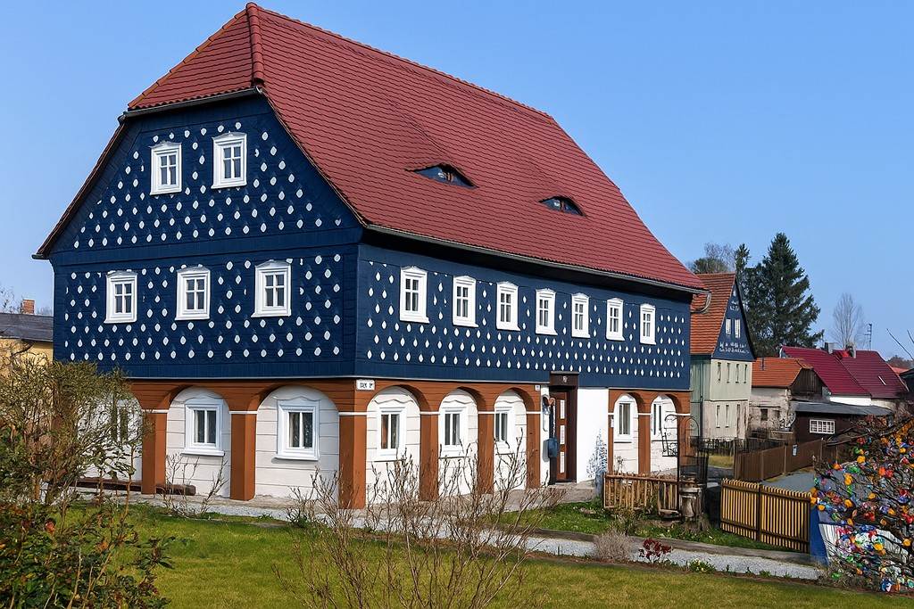 Domy przysłupowe na Łużycach